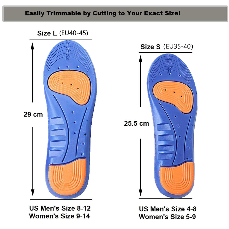 Elastični Memory sportski ulošci za podršku bolovima u stopalima Masirajući silikonski ulošci Gel Mekana podloga za sportsku obuću za žene Muškarci Potplat za tenisice