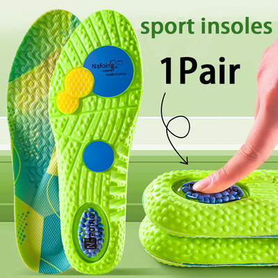 PU gaisa spilvena sporta zolīte mīksta un ērta zoles arku atbalsta zolīte vīriešu un sieviešu elastīga triecienu absorbējoša zolīte