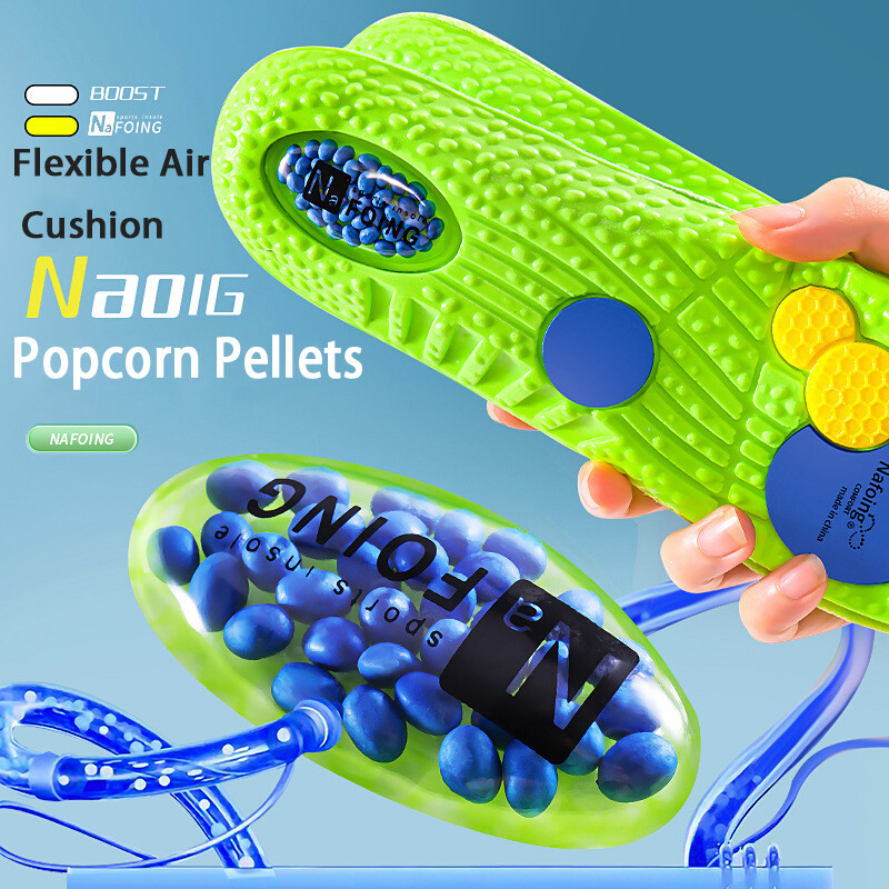 PU gaisa spilvena sporta zolīte mīksta un ērta zoles arku atbalsta zolīte vīriešu un sieviešu elastīga triecienu absorbējoša zolīte