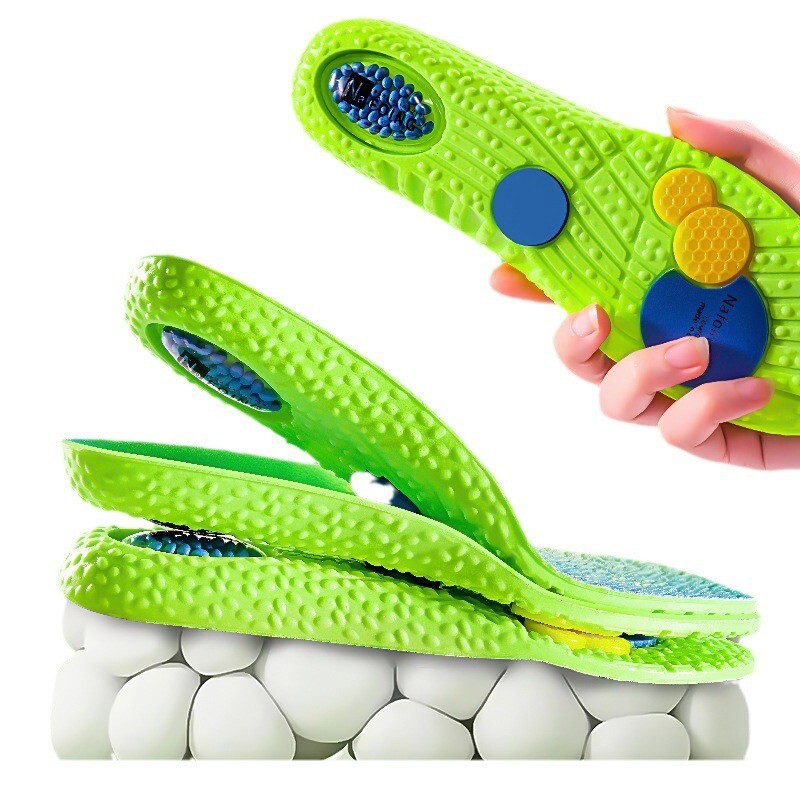 PU gaisa spilvena sporta zolīte mīksta un ērta zoles arku atbalsta zolīte vīriešu un sieviešu elastīga triecienu absorbējoša zolīte