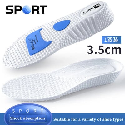 1 pereche de pantofi de sport EVA cu absorbție a șocurilor branț pentru picioare pentru creșterea înălțimii branțuri bărbați, femei, suport pentru arc, tampoane ortopedice