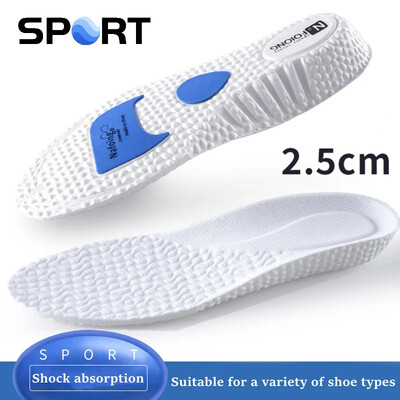 1 pereche de pantofi de sport EVA cu absorbție a șocurilor branț pentru picioare pentru creșterea înălțimii branțuri bărbați, femei, suport pentru arc, tampoane ortopedice
