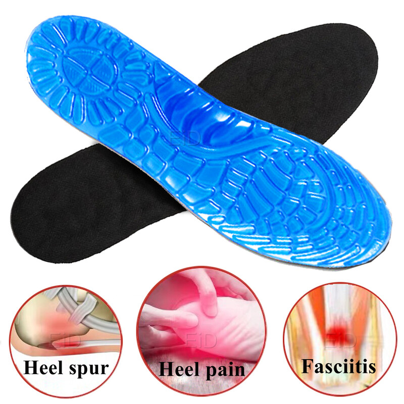 Branțuri cu gel pentru masaj moale EiD Pernă de absorbție a șocurilor Alergare Merse Branțuri confortabile cu gel de masaj pentru pantofi Talpă femeie bărbați