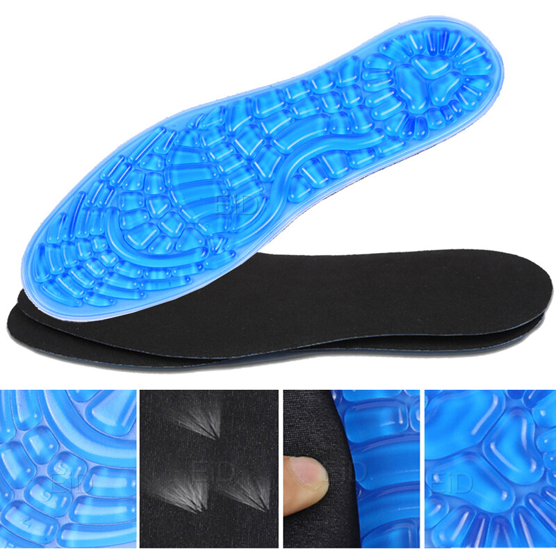 Branțuri cu gel pentru masaj moale EiD Pernă de absorbție a șocurilor Alergare Merse Branțuri confortabile cu gel de masaj pentru pantofi Talpă femeie bărbați