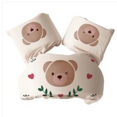 Antrenament pentru înot de siguranță Flotor pentru piscină cu braț de desene animate Costum de baie cu mânecă plutitoare pentru bebeluși cu inel de leagăn din spumă Jumper pentru 2-8 ani