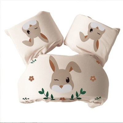 Antrenament pentru înot de siguranță Flotor pentru piscină cu braț de desene animate Costum de baie cu mânecă plutitoare pentru bebeluși cu inel de leagăn din spumă Jumper pentru 2-8 ani