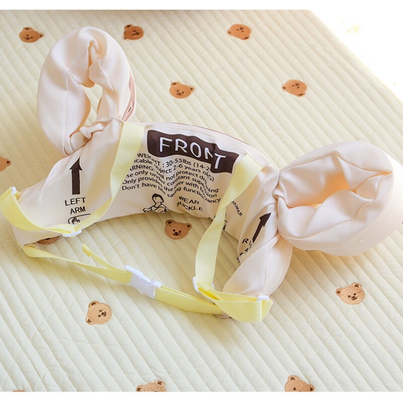 Antrenament pentru înot de siguranță Flotor pentru piscină cu braț de desene animate Costum de baie cu mânecă plutitoare pentru bebeluși cu inel de leagăn din spumă Jumper pentru 2-8 ani