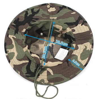 Αντηλιακό καπέλο Boonie Tactical Summer Sun Protection Cap Camouflage Κυνήγι Πεζοπορία ψάρεμα Υπαίθρια αθλήματα Jungle Cap Men