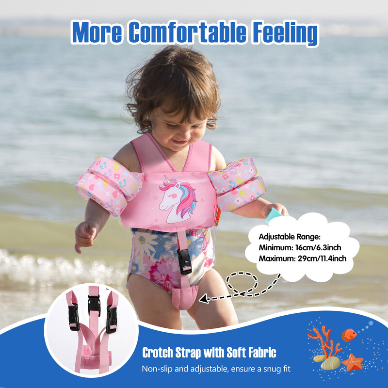 Beebi käerõngas ujuvusvest Ujuvate laste rõivas päästevest 6–32 kg Multikas laste ujumisvestid, ujumisvestid.