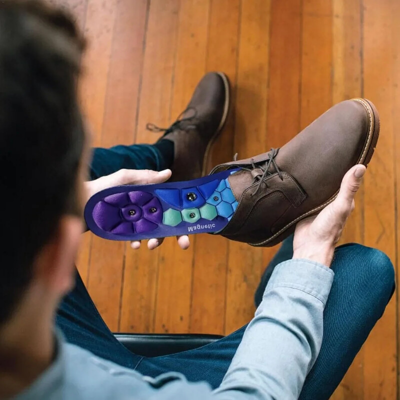 Branț pentru presopunctură, branțuri magnetice pentru femei și bărbați, branțuri ortopedice pentru presopunctură pentru masajul picioarelor din EVA, în picioare toată ziua