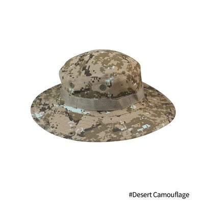 Nouă pălărie tactică Boonie de camuflaj, bărbați, pălării cu găleată din SUA, vânătoare, drumeții, în aer liber, căciuli de soare, căciuli de soare, Panama, vară, drumeții, sport, șapcă