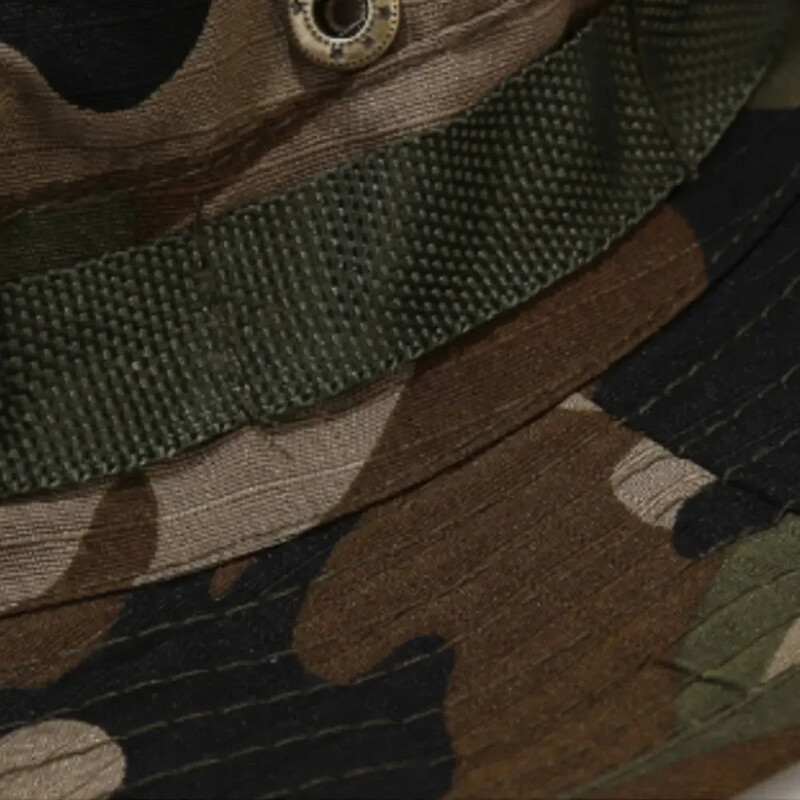 Nouă pălărie tactică Boonie de camuflaj, bărbați, pălării cu găleată din SUA, vânătoare, drumeții, în aer liber, căciuli de soare, căciuli de soare, Panama, vară, drumeții, sport, șapcă