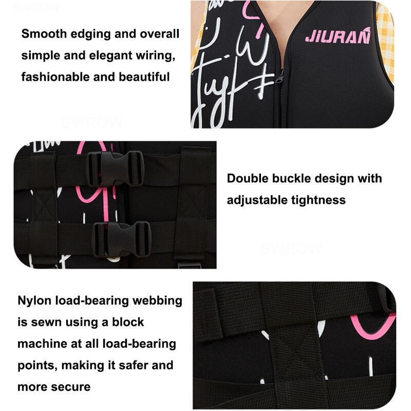 Päästevest veespordi ujuvusvest Päästevest ujumispaadi ujuvusvest Päästevesti ujuvkostüüm 45-60 kg