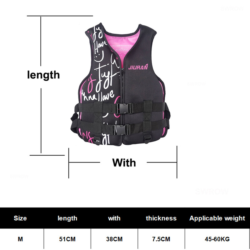 Päästevest veespordi ujuvusvest Päästevest ujumispaadi ujuvusvest Päästevesti ujuvkostüüm 45-60 kg