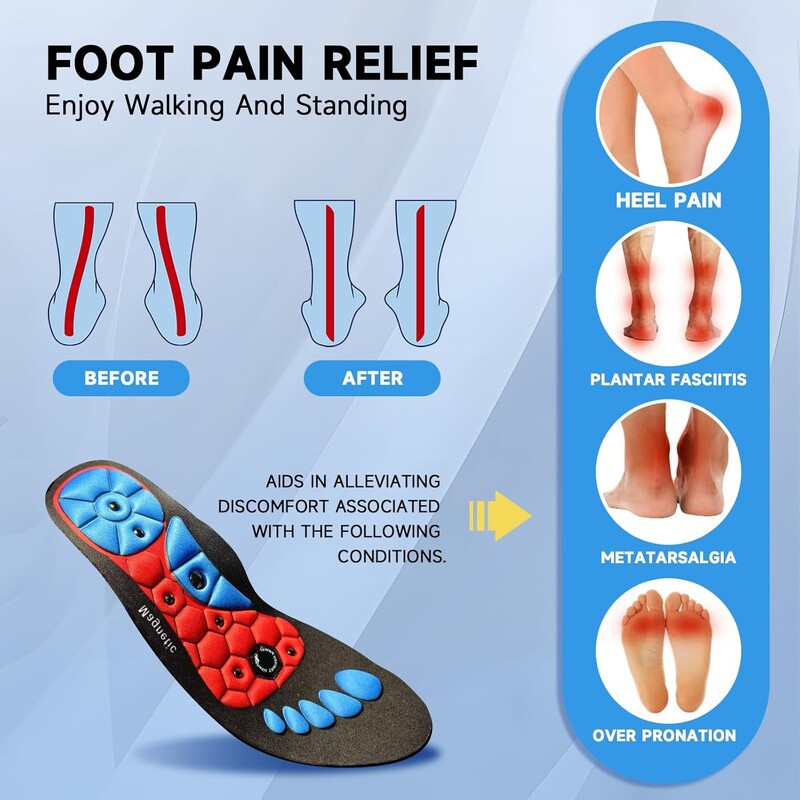 Branțuri ortopedice pentru presopunctură Branțuri magnetice pentru sănătatea picioarelor Masaj prin acupunctură Suport arc pentru fasciita plantară Branțuri șablon