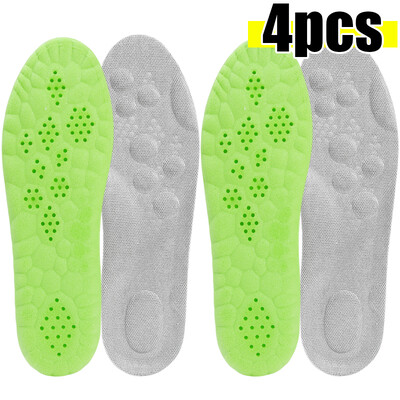 Branțuri ortopedice de alergare din latex pentru pantofi Pad pantofi sport Super moale Elasticitate Deodorant Suport arc Masaj Absorbție de șoc