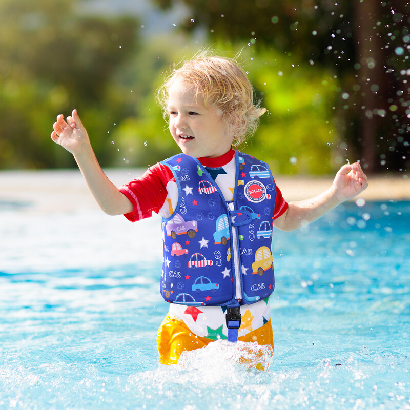 Vaikiška plūduriavimo liemenė su reguliuojamu diržu, maudymosi maudymosi plaukimo įranga, plūduriuojanti, gelbėjimosi liemenė, baseino priedai
