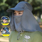 UV aizsardzība makšķerēšanas cepure kalnā kāpšana saules ēnojums visos virzienos ātri žūstošs sports pārgājiens kempings vizieris sejas kakla pārsegs