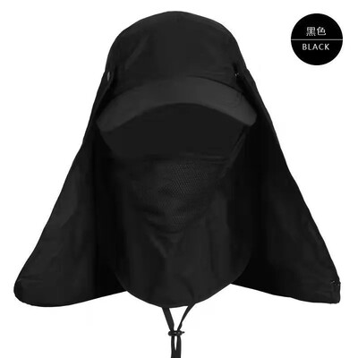 UV aizsardzība makšķerēšanas cepure kalnā kāpšana saules ēnojums visos virzienos ātri žūstošs sports pārgājiens kempings vizieris sejas kakla pārsegs