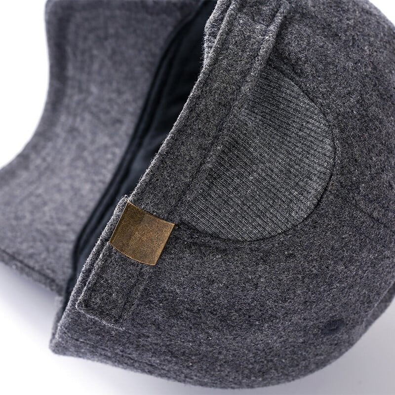 Tētis Ziemas silta, filca pieguloša beisbola cepure Vīriešu aizmugurē Slēgta Vilnas sporta cepure Vīriešu liela izmēra Snapback cepure M 55-60cm L 60-65cm