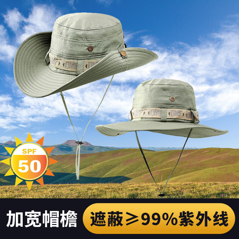 Bărbați Femei Pescuit Soare Boonie Pălărie Impermeabil Vară Protecție UV Safari În aer liber Căciuli de vânătoare Tineret Băiat Fată