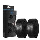 1 pereche bandă anti-alunecare pentru ghidon pentru bicicletă de șosea Bandă pentru mâner cu șoc din PU cu dopuri pentru capătul barei pentru bicicletă Bandă de înfășurare anti-vibrații din PU Bandă de bară