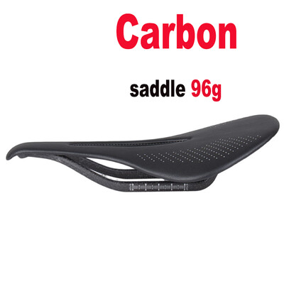 Șa de bicicletă super ușoară, complet din carbon, 96g, MTB/Șa pentru bicicletă de drum, șine din carbon Scaun de bicicletă 240*143/155mm