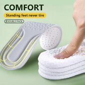 1 Pair sporta zolītes apaviem Memory Foam Zole Spilvens Skriešanas Triecienu Absorbējošas Elpojošas Dezodorējošas EVA Ortopēdisks Mīksts Paliktnis