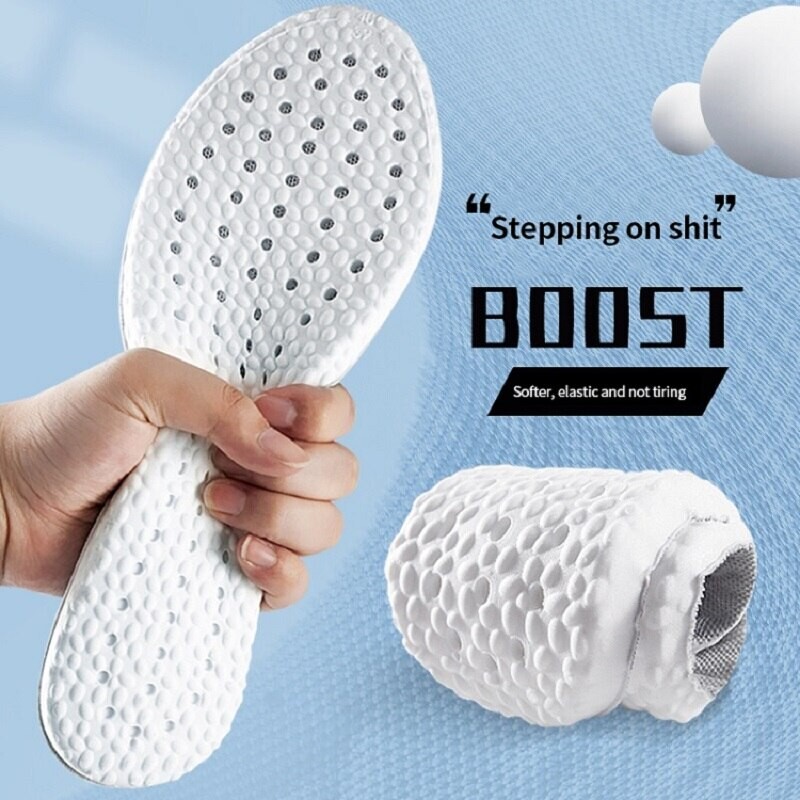 1 Pair sporta zolītes apaviem Memory Foam Zole Spilvens Skriešanas Triecienu Absorbējošas Elpojošas Dezodorējošas EVA Ortopēdisks Mīksts Paliktnis