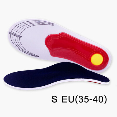 VAIPCOW Pantofi ortopedici Talpă branțuri Picioare plate Suport arc unisex EVA Suport ortopedic pentru pantofi sport Pernă de inserare