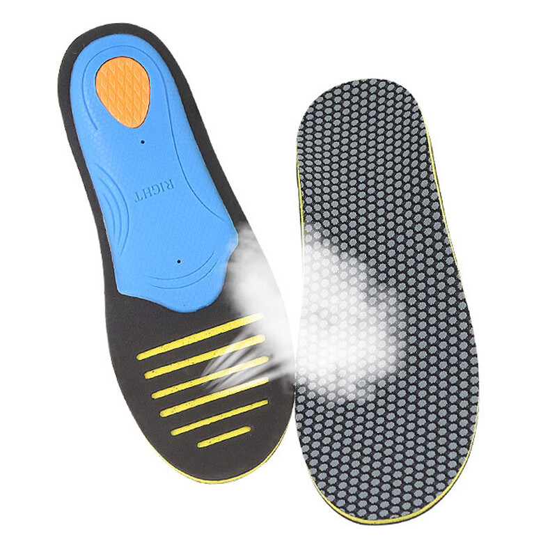 VAIPCOW Pantofi ortopedici Talpă branțuri Picioare plate Suport arc unisex EVA Suport ortopedic pentru pantofi sport Pernă de inserare