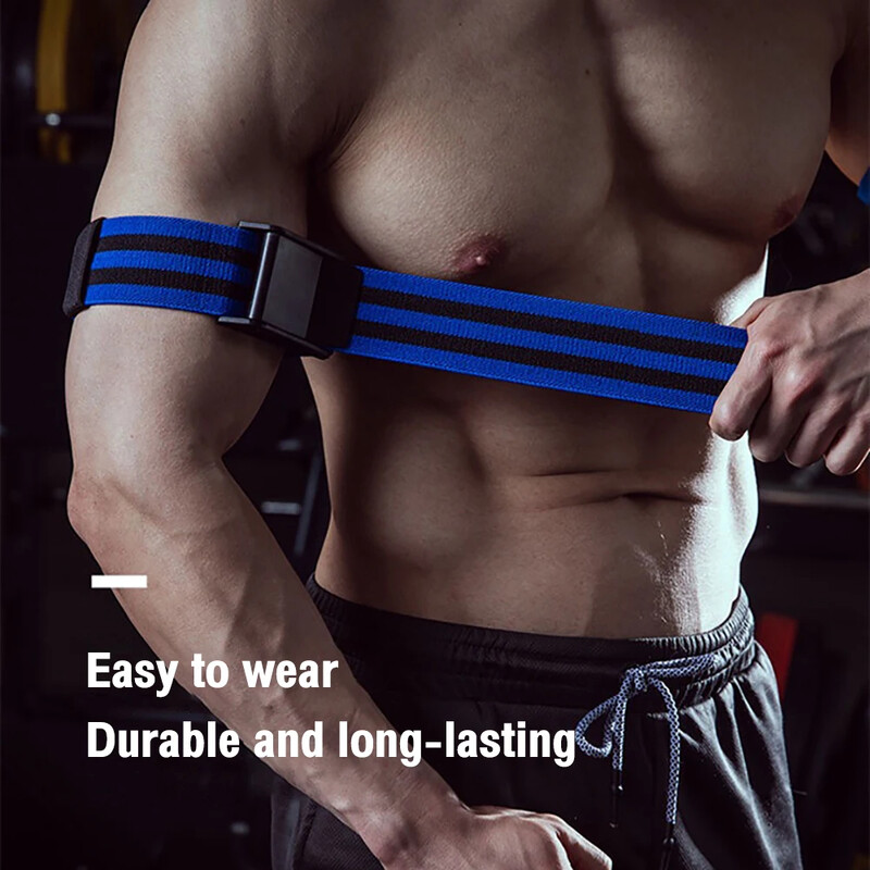 1 pora BFR kraujotaką ribojanti juostelė rankoms sėdmenims BFR vyrams Moterų treniruoklių salė Fitneso treniruotės okliuzijos juostos