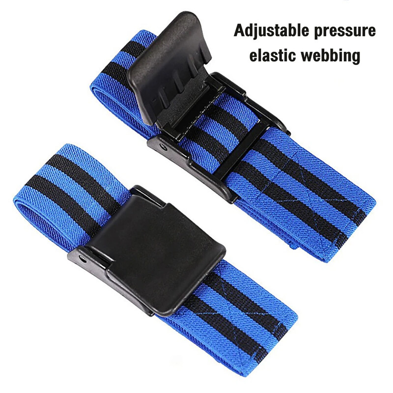 1 pora BFR kraujotaką ribojanti juostelė rankoms sėdmenims BFR vyrams Moterų treniruoklių salė Fitneso treniruotės okliuzijos juostos