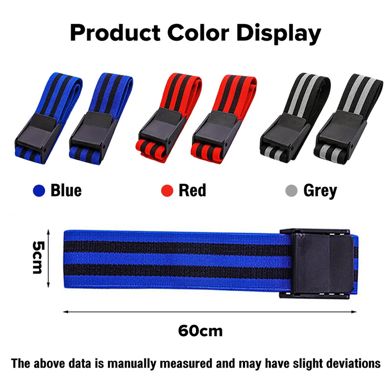1 pora BFR kraujotaką ribojanti juostelė rankoms sėdmenims BFR vyrams Moterų treniruoklių salė Fitneso treniruotės okliuzijos juostos