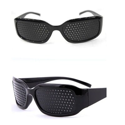 3 stiluri de ochelari pentru bărbați și femei care îmbunătățesc vederea anti miopie astigmatism ochelari cu găuri pentru corectarea oboselii ochelari pinhole