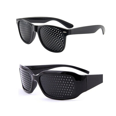 3 stiluri de ochelari pentru bărbați și femei care îmbunătățesc vederea anti miopie astigmatism ochelari cu găuri pentru corectarea oboselii ochelari pinhole