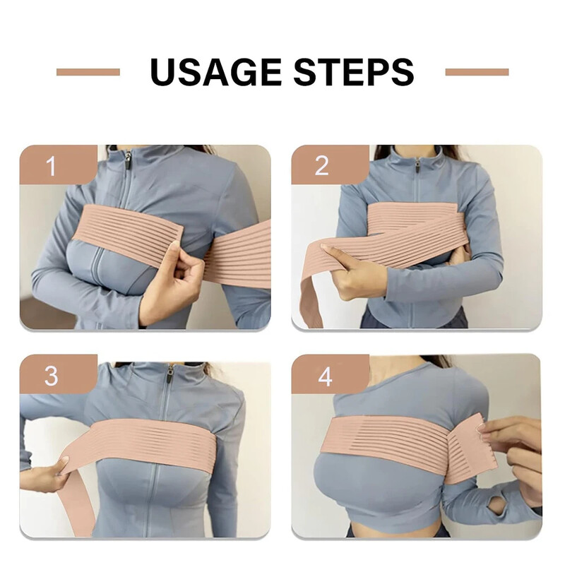 Krūtų implantų stabilizavimo juosta, krūtų didinimo ir mažinimo dirželis po operacijos, krūtinės diržas I krūtų atraminis tvarstis