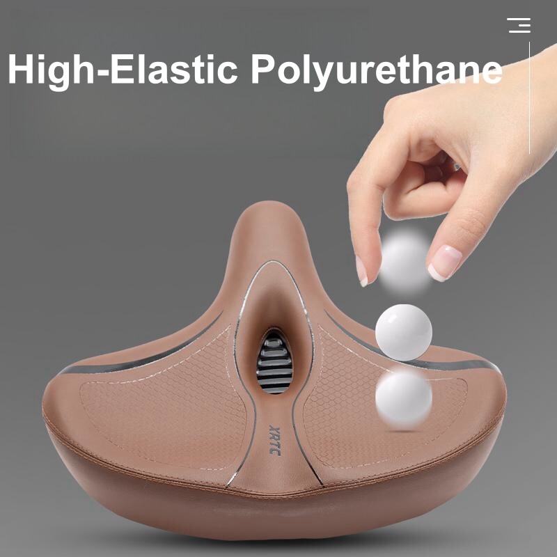 Liela izmēra velosipēda sēdeklis, ērts rezerves velosipēda sēdeklis, īpaši liels, mīksts velosipēda sēdeklis, ūdensizturīgs, universāls, piemērots sievietēm un vīriešiem