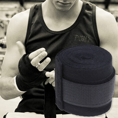 2,5 м Бокс Спортна обвивка Muay Thai Handwrap Памук MMA Combat Protection Belt Еластичен Тренировъчен Състезание Фитнес Спорт