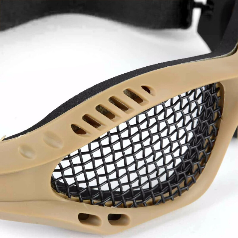 Lov na otvorenom Airsoft mreža Taktička otpornost na udarce Zaštita očiju Sportovi na otvorenom Metalne mrežaste naočale Naočale Alati za vanjske aktivnosti