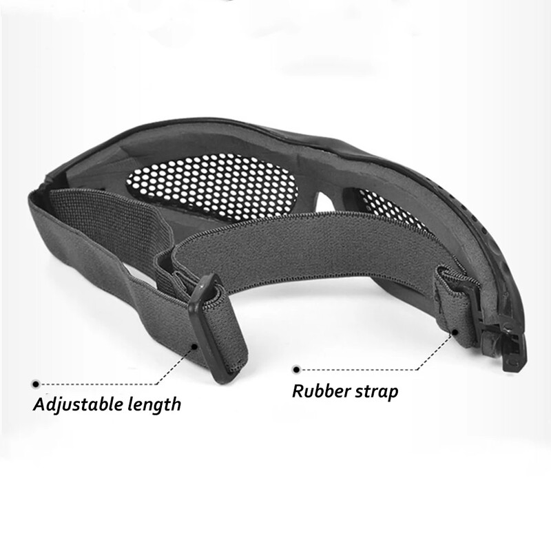 Lov na otvorenom Airsoft mreža Taktička otpornost na udarce Zaštita očiju Sportovi na otvorenom Metalne mrežaste naočale Naočale Alati za vanjske aktivnosti