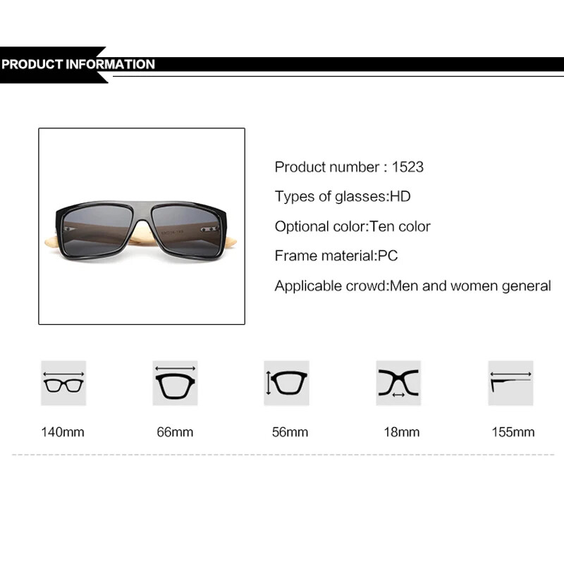 Klasiskās bambusa koka kāpšanas saulesbrilles Zīmols Dizains Vīriešu Sieviešu pārklājums Spoguļbrilles Retro brilles Toņi Gafas De Sol UV400