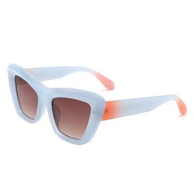 MAXJULI sieviešu kaķu acu saulesbrilles vintage saulesbrilles sievietēm UV400 W8249