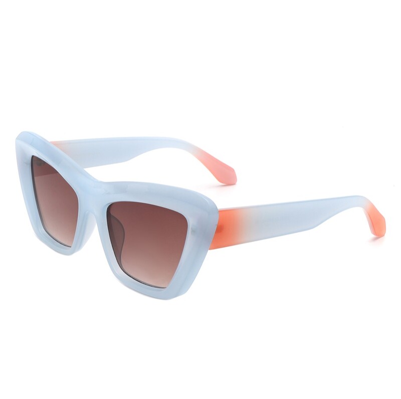 MAXJULI sieviešu kaķu acu saulesbrilles vintage saulesbrilles sievietēm UV400 W8249