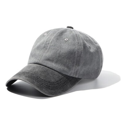 Distressed izbalējis WASHED DENIM cepure Vintage vīriešu sieviešu Trucker beisbola cepures