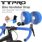 TTPRO Páska na riadidlá cestného bicykla PU+EVA ultraľahká protišmyková rukoväť tlmiaca nárazy s jaštericovým vzorom, vybavenie na bicyklovanie