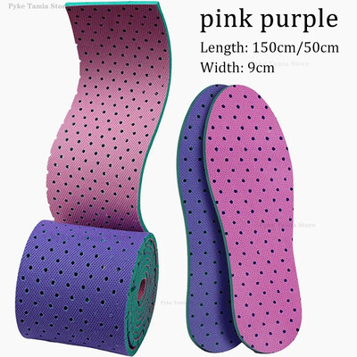 50/150 cm griežamas zolītes Pieaugušajiem bērniem Mīkstas Ērtas Sporta Elpojošas Amortizējošas apavu ieliktņi Universālas pēdu zoles zolītes