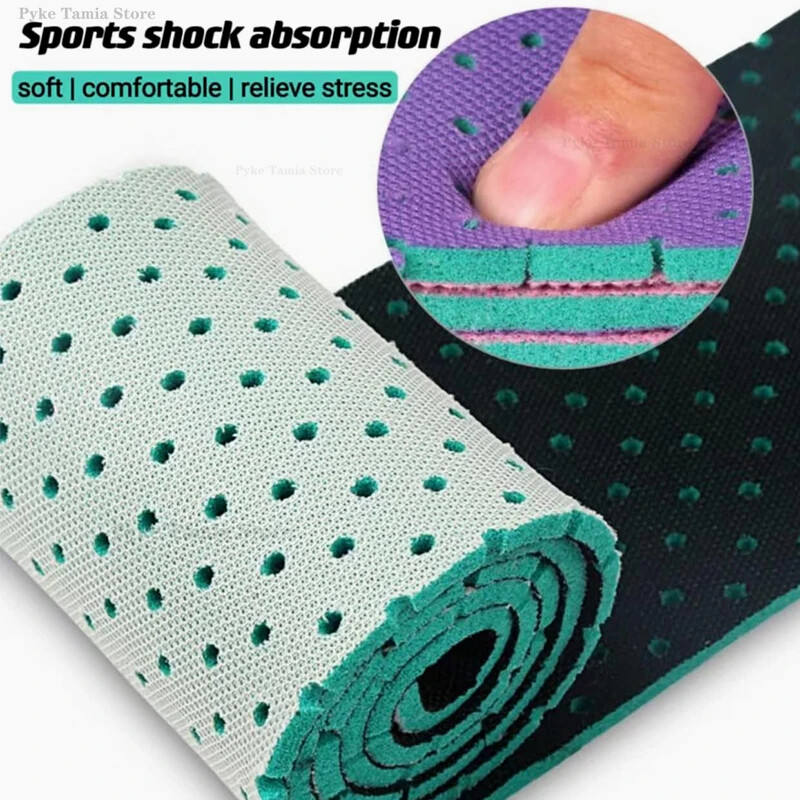 50/150 cm griežamas zolītes Pieaugušajiem bērniem Mīkstas Ērtas Sporta Elpojošas Amortizējošas apavu ieliktņi Universālas pēdu zoles zolītes