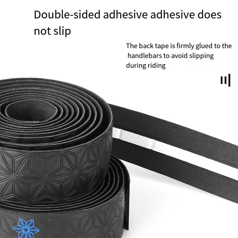 Melnā ceļa velosipēda stūres lentes riteņbraukšanas roktura jostas siksnas EVA PU lentes pretvibrācijas sacīkšu velosipēda roktura lentes korķa iesaiņojums