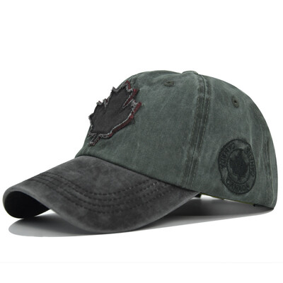 NIXHIT Embroidery CANADA Retro Visor Cepures Vīriešiem Sieviešu Beisbola Cepures Kokvilnas Mīkstas Top Trucker Sporta Kāpšana Pārgājieniem Tēta Cepure A366